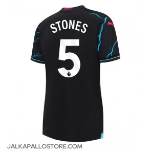 Manchester City John Stones #5 Kolmaspaita Naisten 2023-24 Lyhythihainen